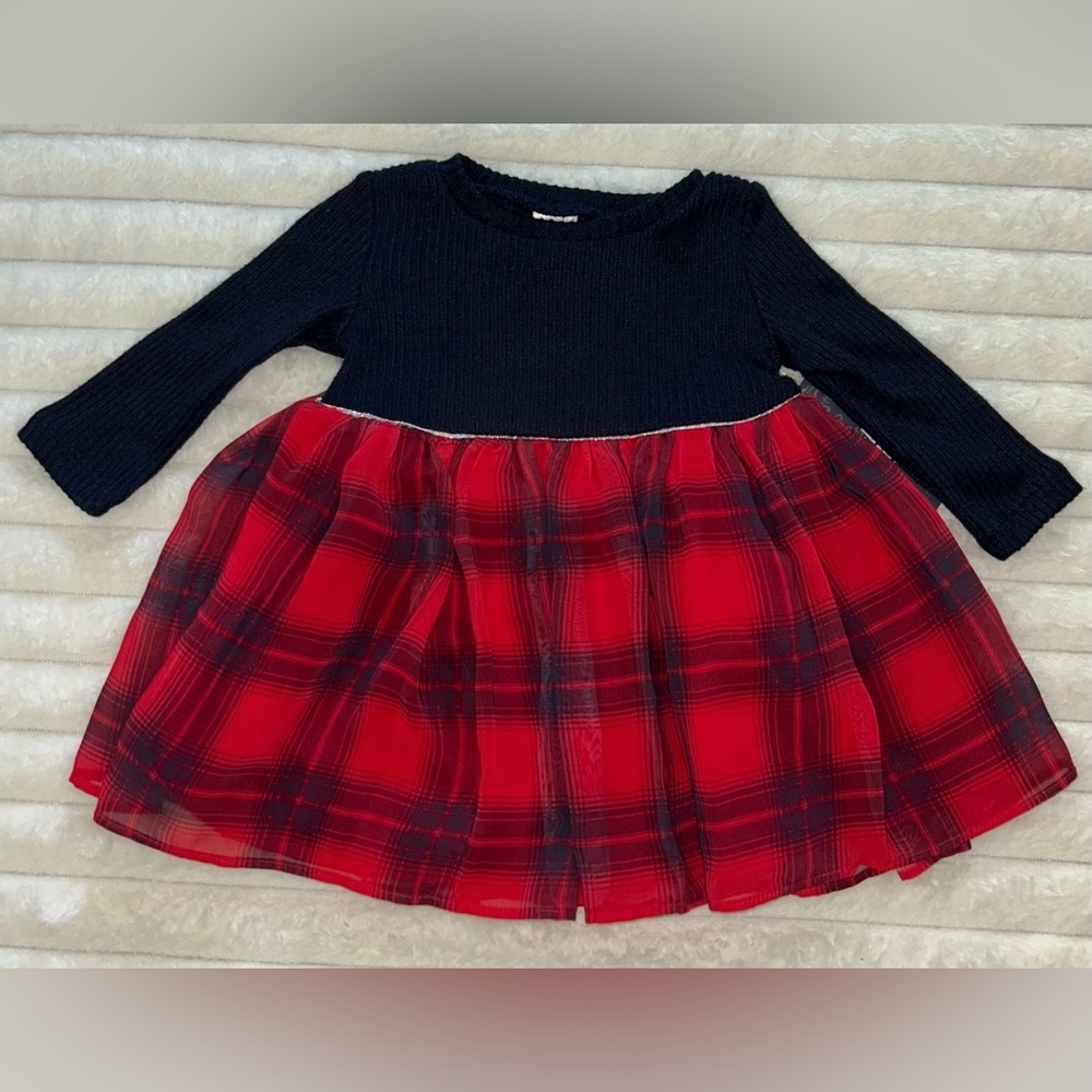 NWT Baby B’Gosh Long-Sleeve Sweater Dress- Size 6M